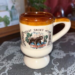 Great Smoky Mountains Souvenir Mug - (Toothpick Holder/ Glass)